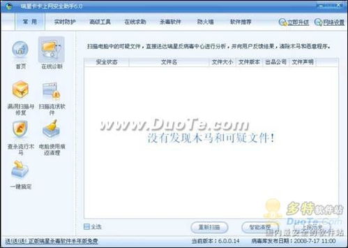 瑞星卡卡上網(wǎng)安全助手6.0試用手記 網(wǎng)絡與信息安全的得力助手